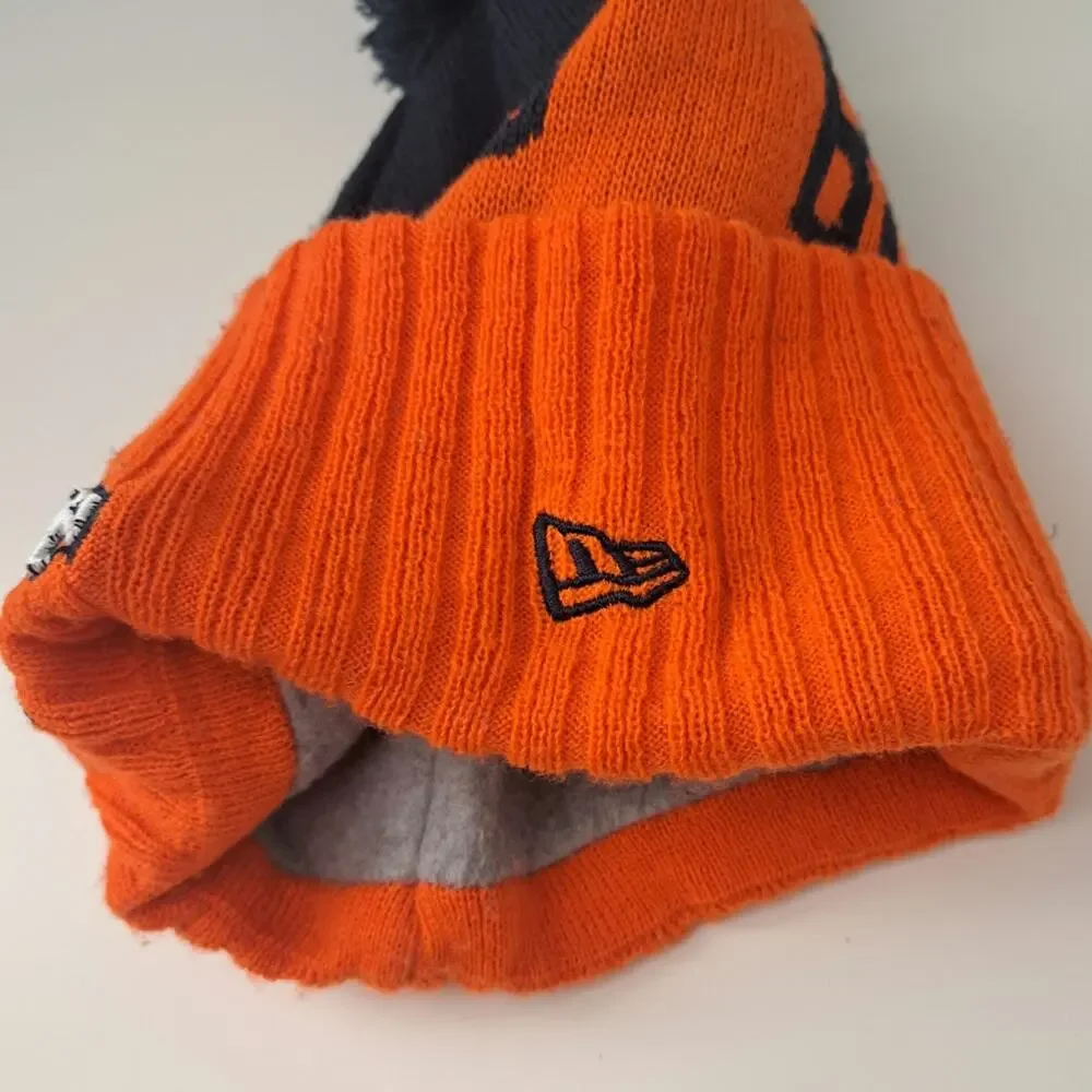 New Era Denver Broncos One Size Pom Knit Cuffed Beanie - Picture 3 of 4